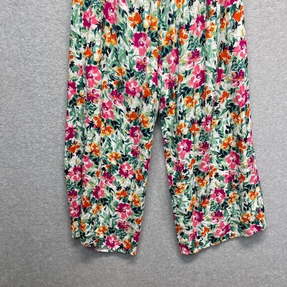 Savanna Jane Life of the Party Jumpsuit Womens 1X‎ Floral Strapless Lightweight - Picture 7 of 11